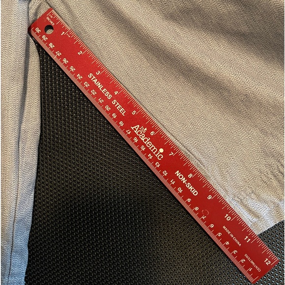 Mossimo Supply Co Blue-Grey Heather Flat Front Short 38W NWT - Picture 10 of 10